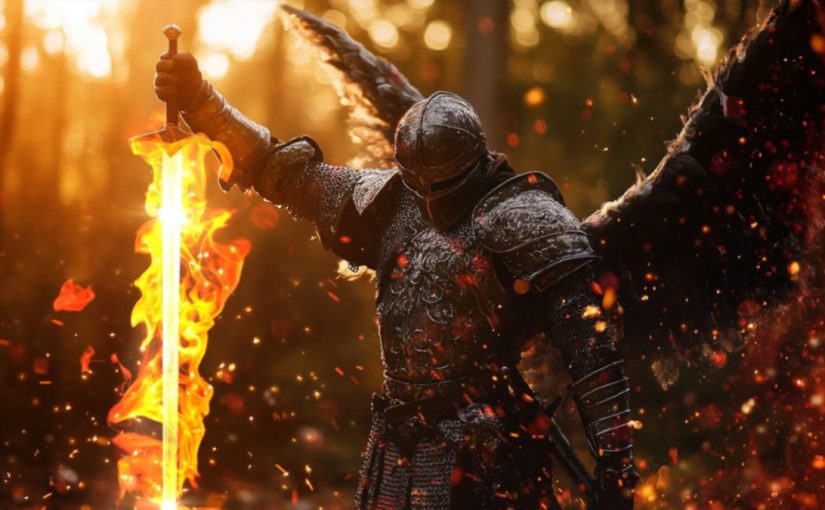 HIS Mighty Sword and Powerful Armor!